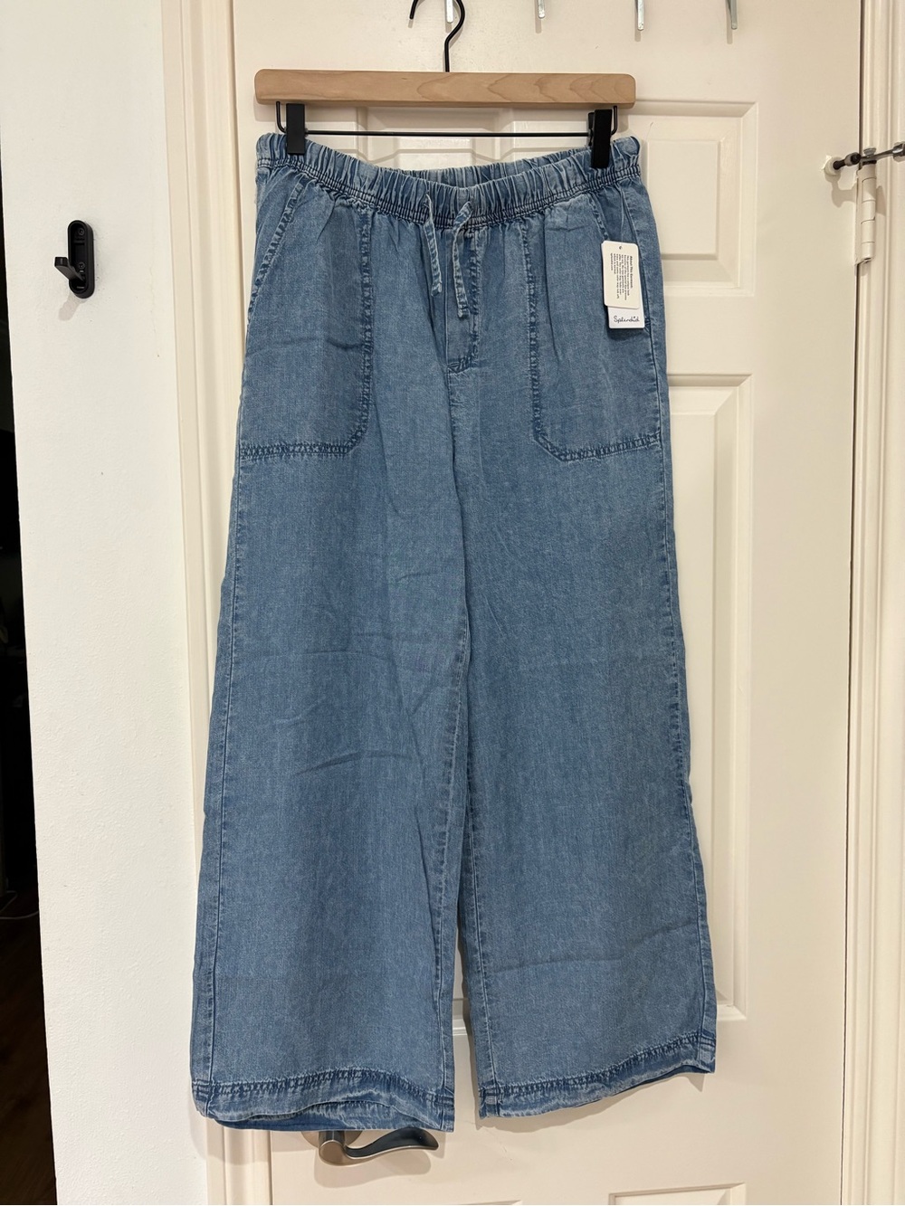 Splendid NWT Wide Leg High-Waist Denim Pants size medium - Picture 2 of 7